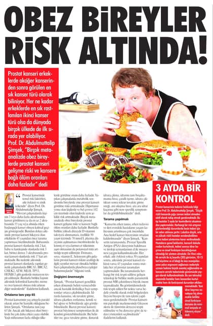 Gazete Damga - OBEZ BİREYLER RİSK ALTINDA