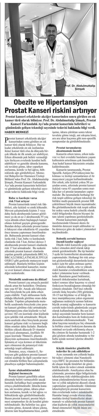 Hürses - İyi huylu prostat büyümesinde lazer tedavisi